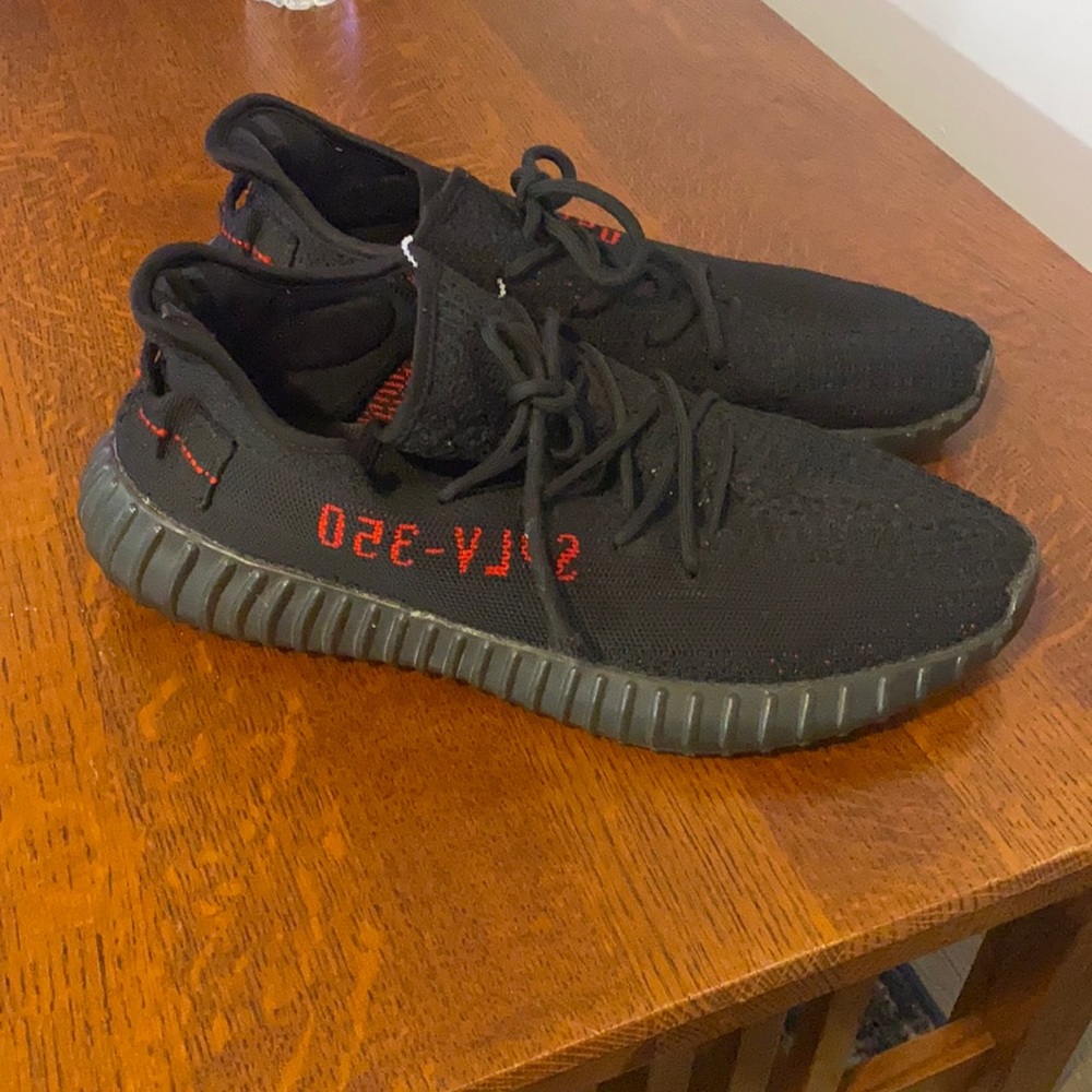 Men’s Yeezy Boost 350 Black and Red